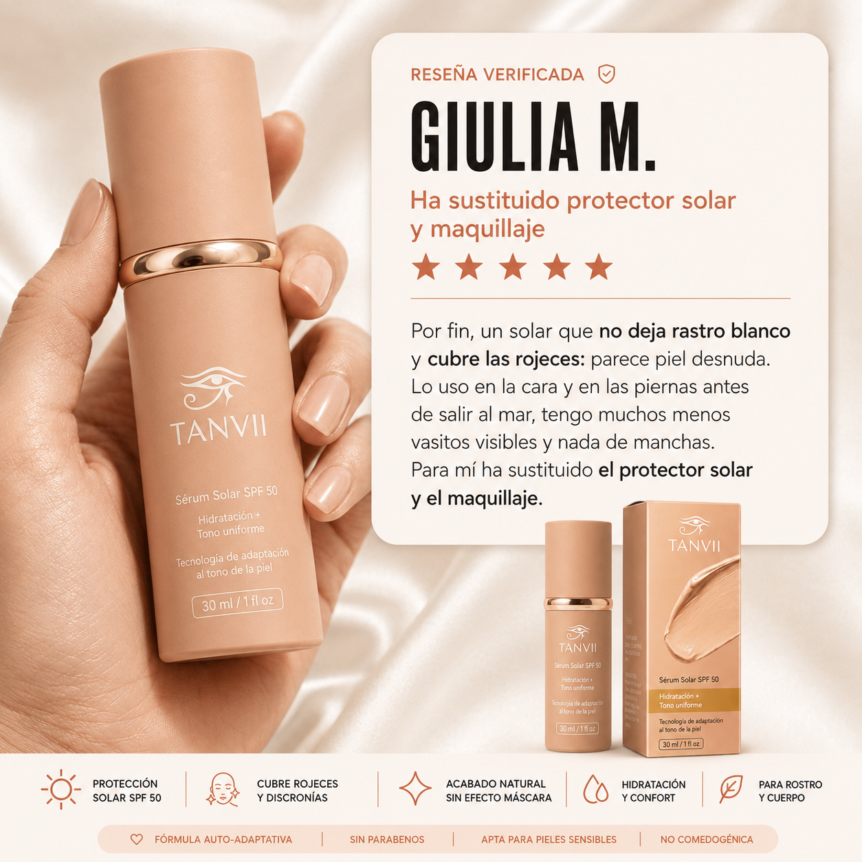 Tanvii - Crema Solar Camaleón