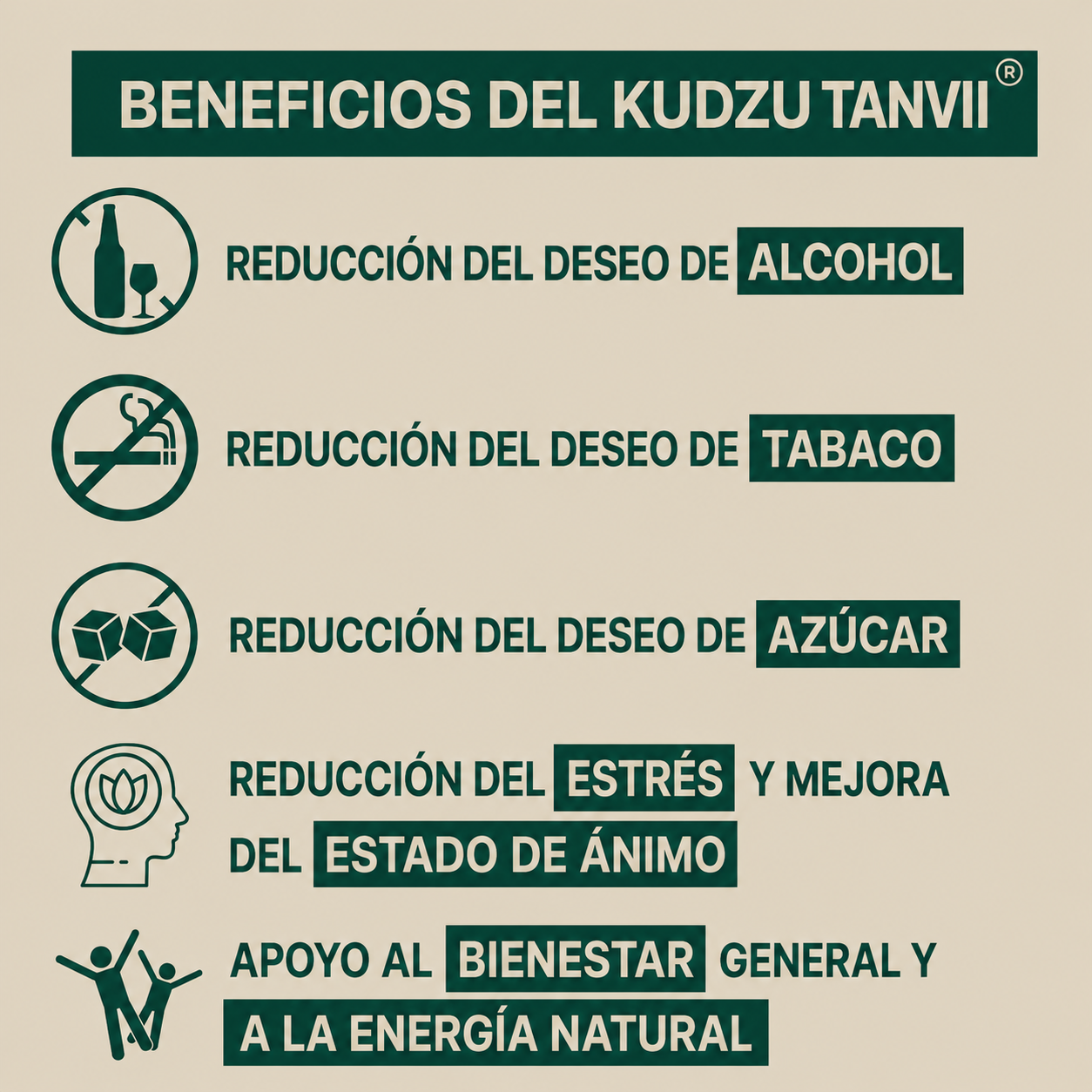 Kudzu Tanvii 40 mg de isoflavonas - 100% natural