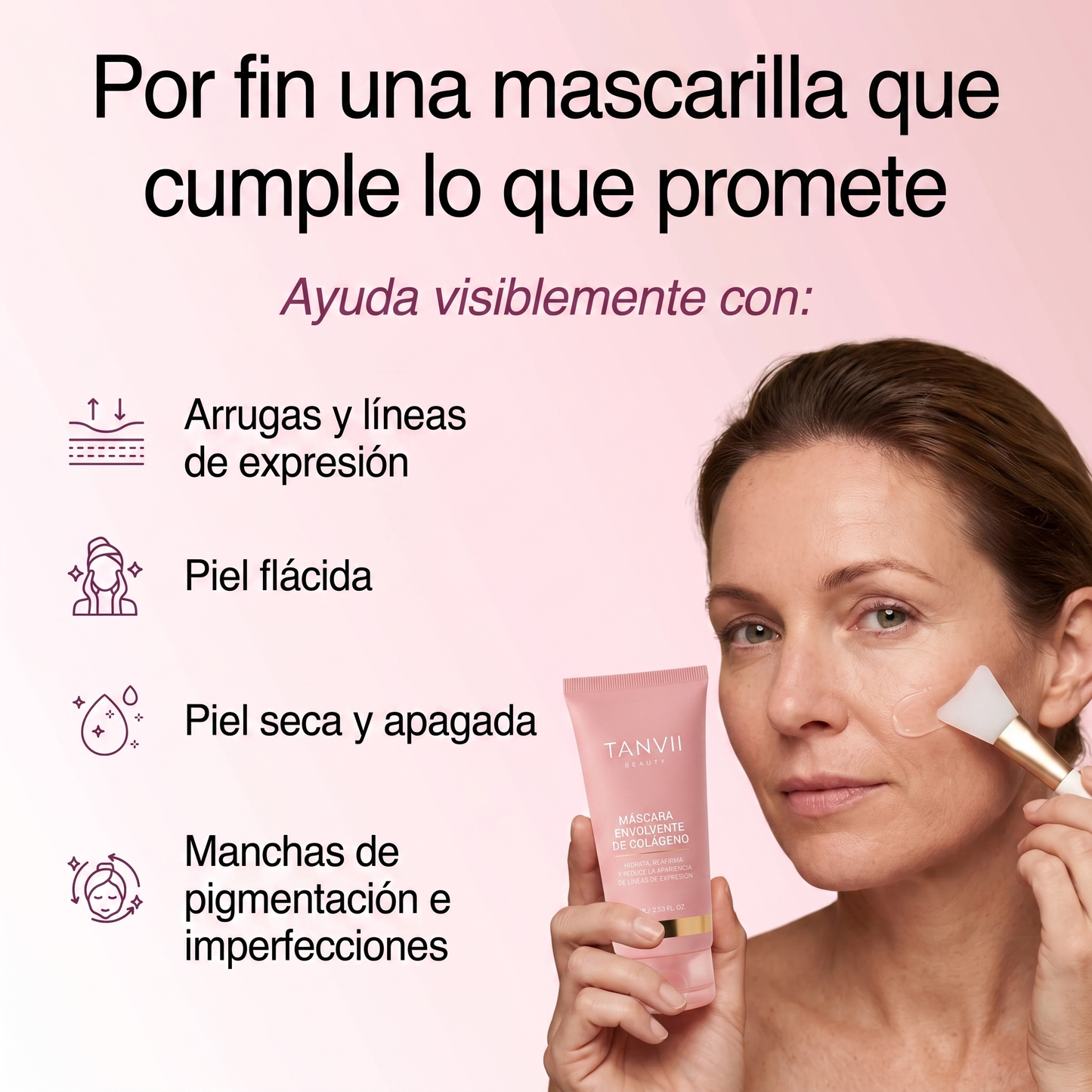Tanvii - Mascarilla de Bio-Colágeno + Brocha